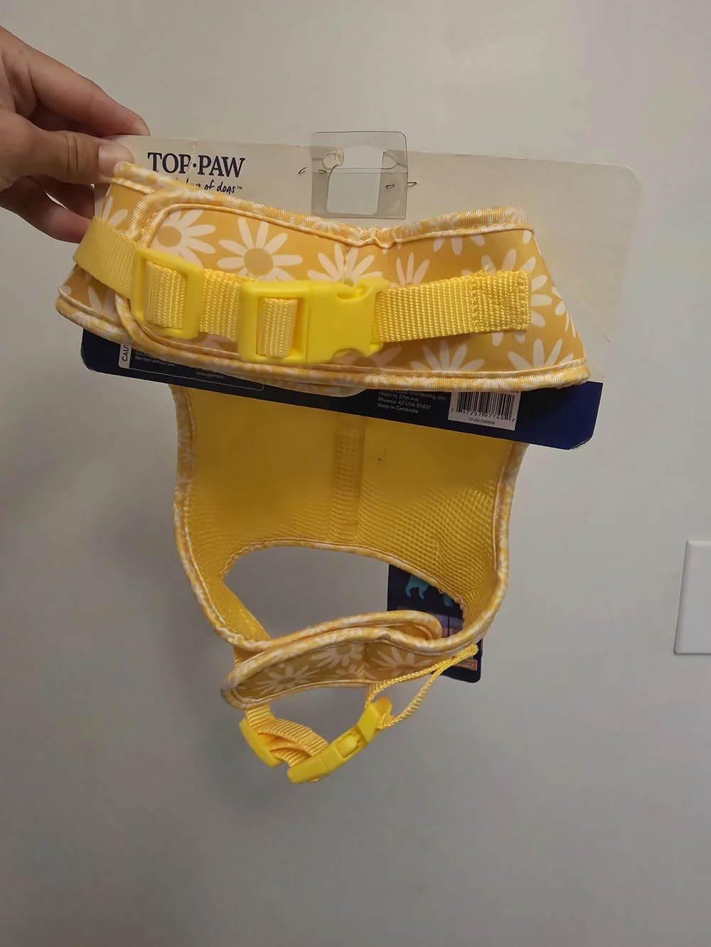 Top Paw Yellow Daisy Fashion Comfort Vest Harness